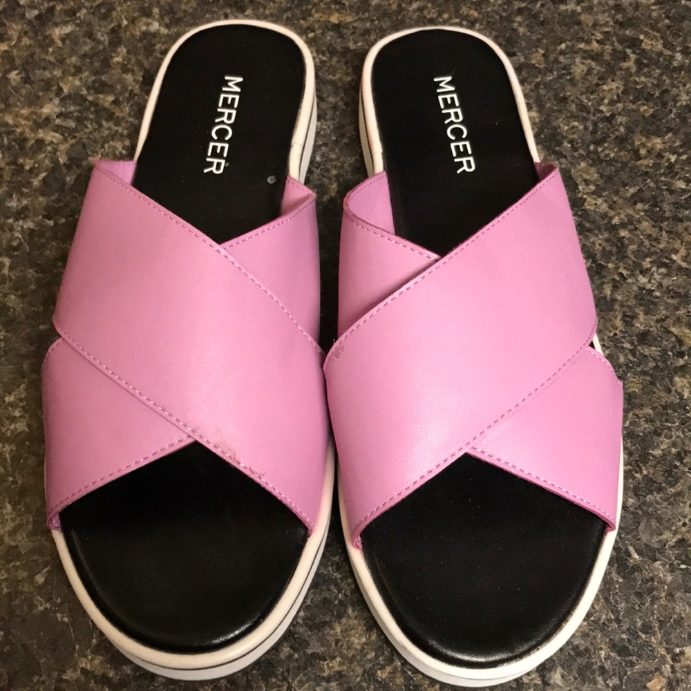 Size 9 lavender slip on shoes